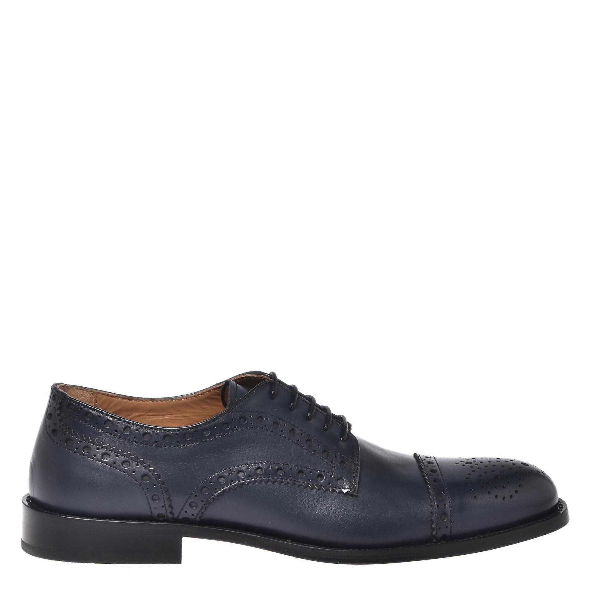 Baldinini - Blue Leather Lace-Up