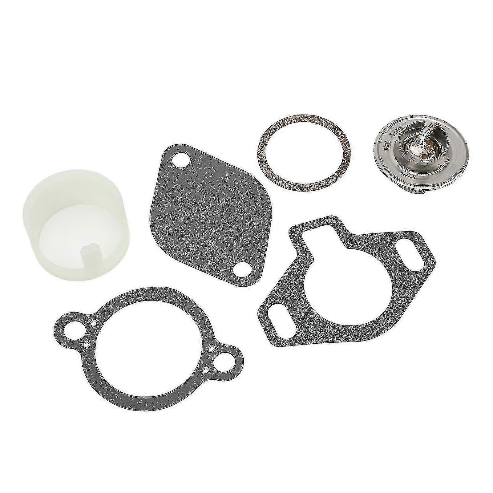Thermostat Kit 807252q5 Replacement For Mercruiser With Sleeve 160 4.3l 5.0l 5.7l 7.4l 8.2l 1987 Up-2025-ss