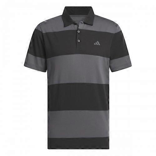 Adidas Mens Colour Block Stripe Rugby Polo Shirt
