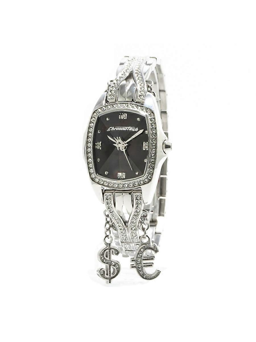 Orologio da donna Chronotech in acciaio inossidabile argento CT7008LS-15M