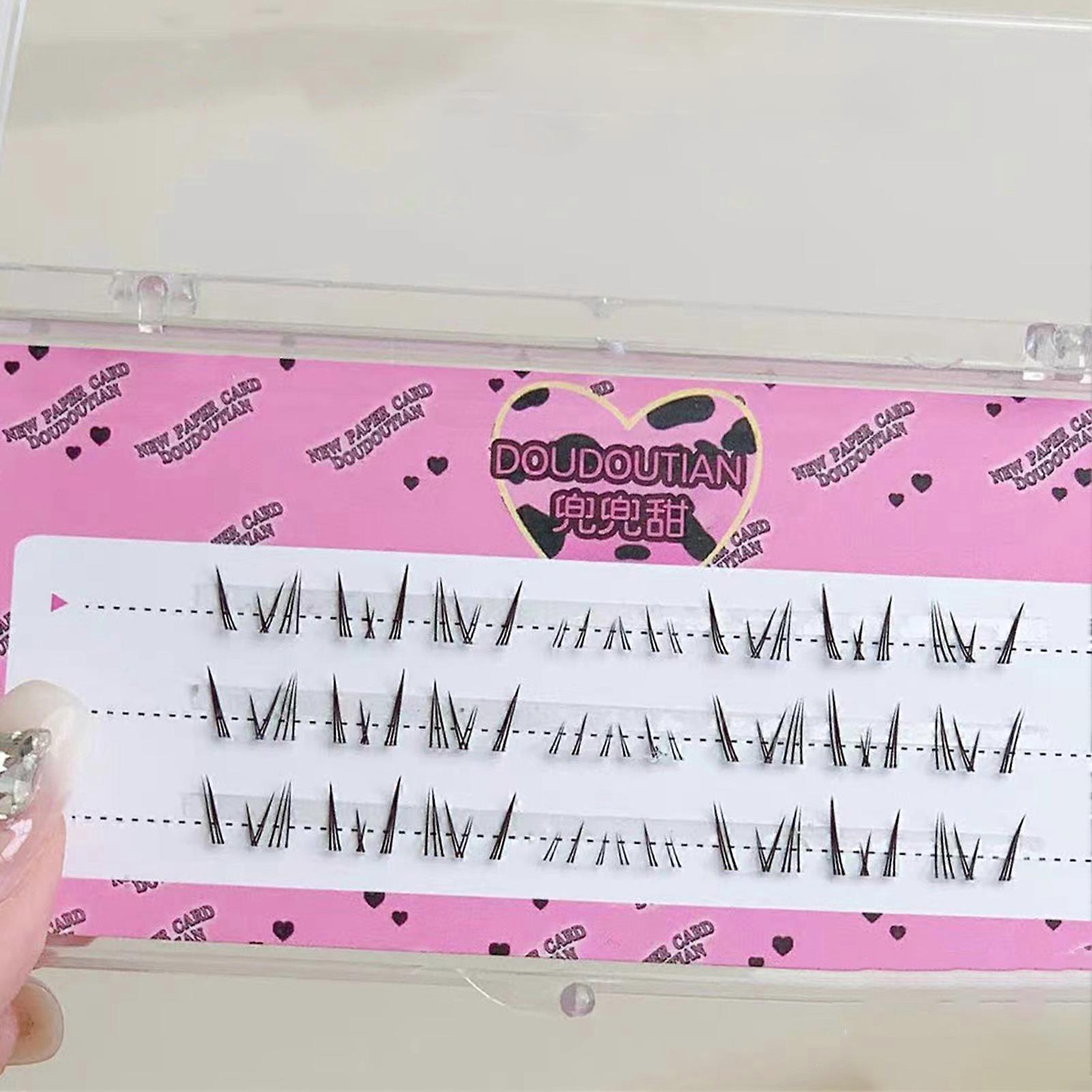 3D Bottom Eyelash Extensions Natural Lower Eyelash Clusters