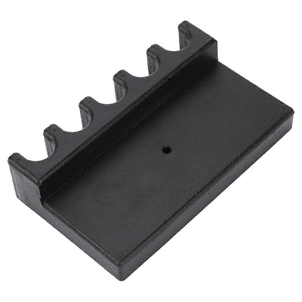 5-Cue Fixed Storage Rack for Billiards and Snooker Pool Sticks