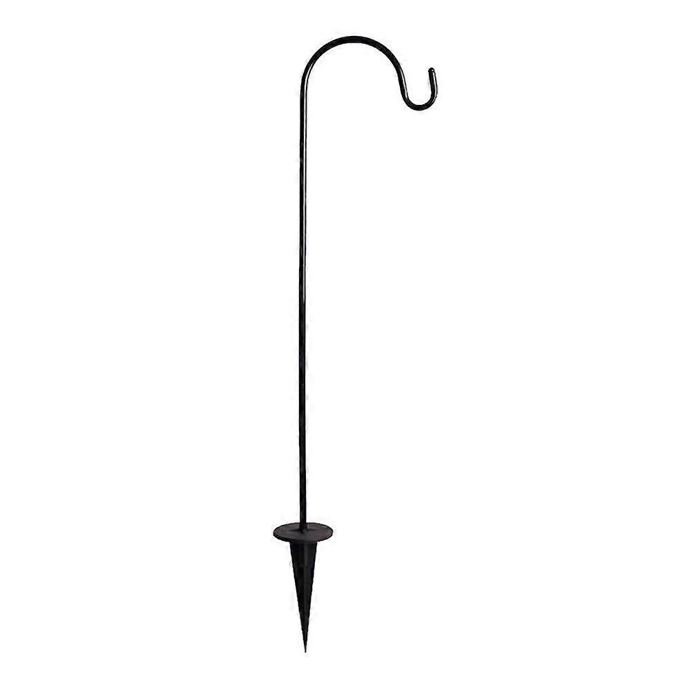 Shepherds Hook Metal Stake for Garden Lanterns, Wedding Decorations, Plant Baskets, 60 Inch Black Finish