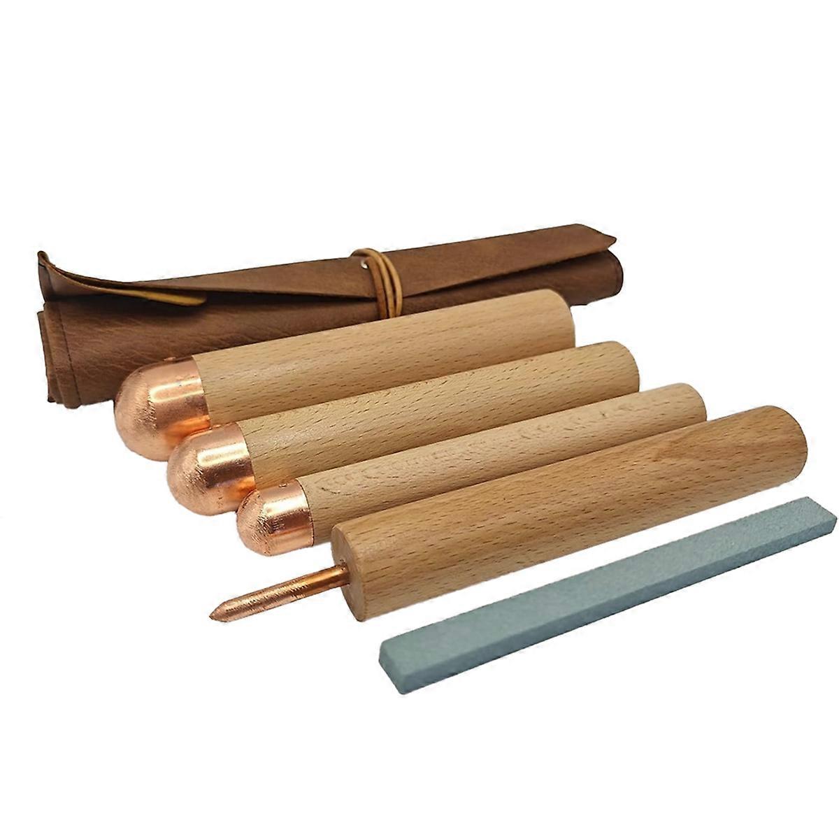 Obsidian Handmade Striking Tools, Dragon Crystal Stone Age Tool Kit, Napping Tools for Professionals