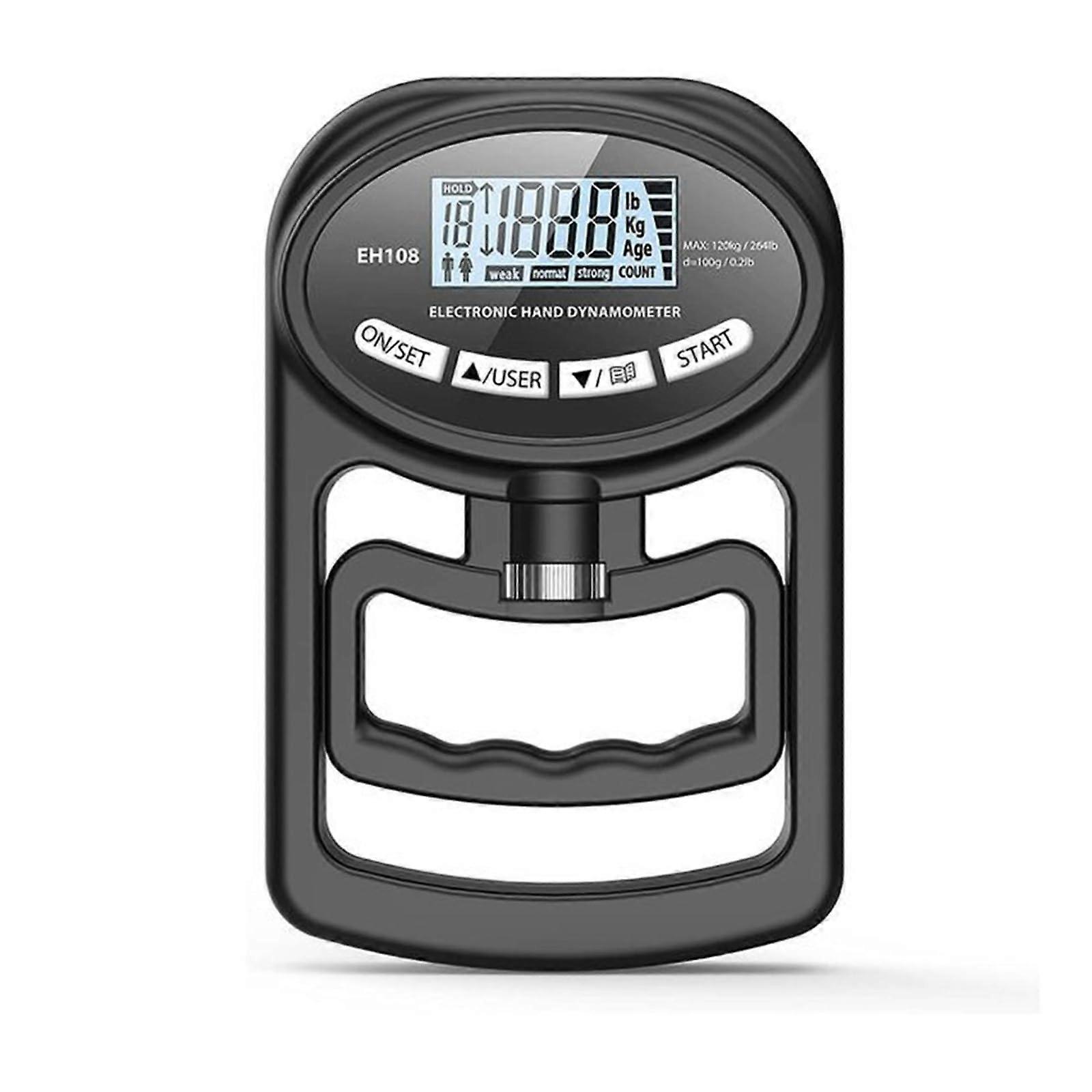 Digital Force Gauge, Grip Strength Tester 265Lbs/120Kg Digital Hand Dynamometer
