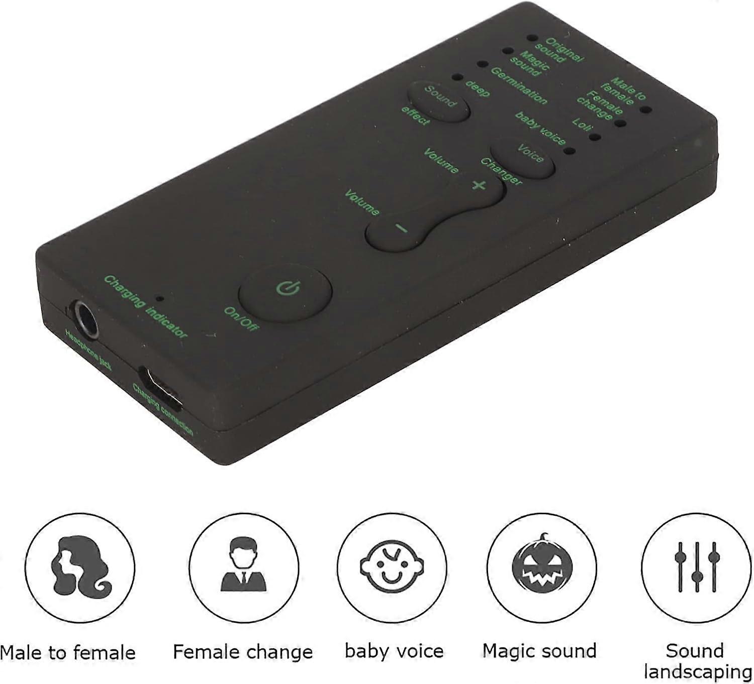 Voice Changer Device for PS4 Xbox Console PC Phone Tablet 7 Sound Changes