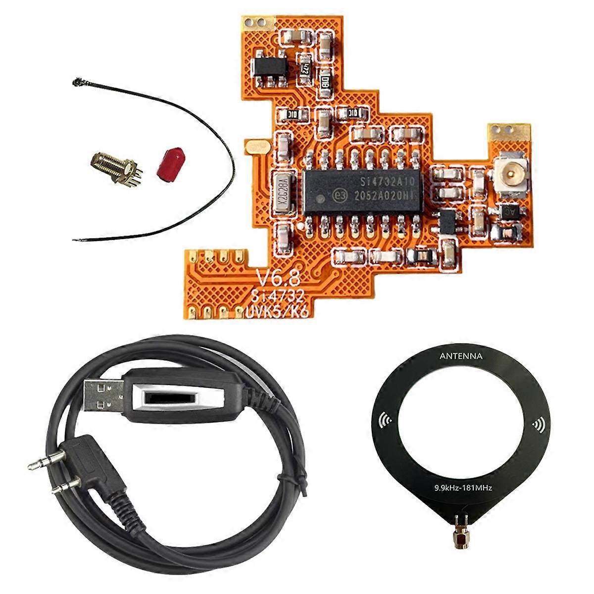 SI4732 V6.8 FPC Module+USB Writing Cable+Antenna for Quansheng UVK5