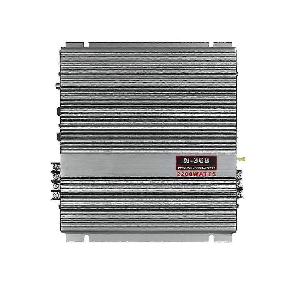 N-368 Two-channel 300W 12V Class AB Car Audio Amplifier Subwoofer Power Amplifier Household