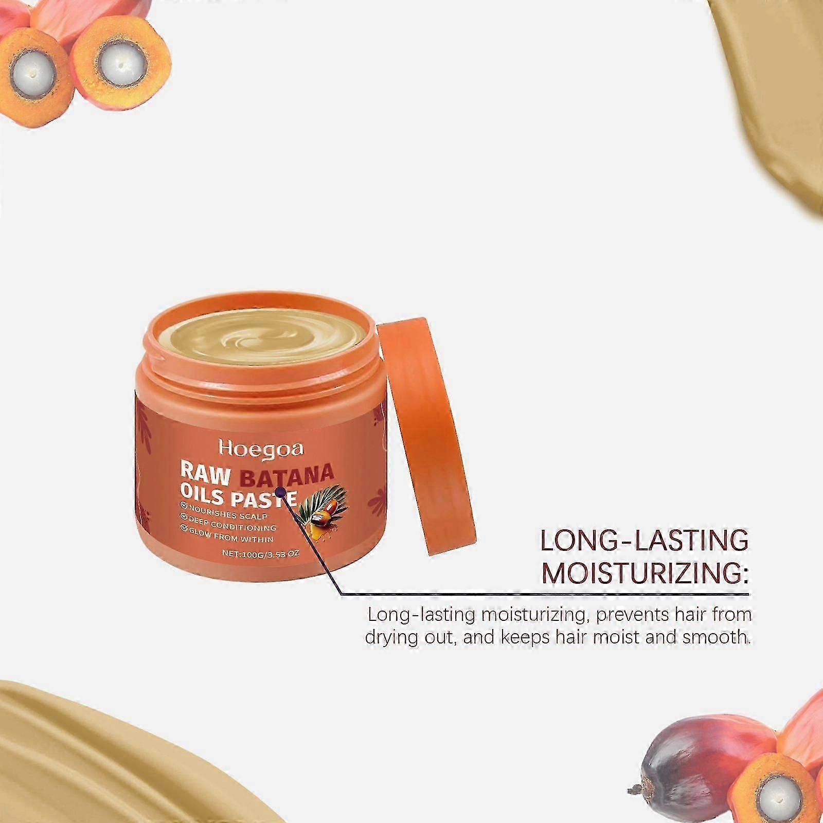 Huile De Batana Dr Sebi Biologique - 100ml, Pressée à Froid - Pour Croissance Cheveux, Date 2027