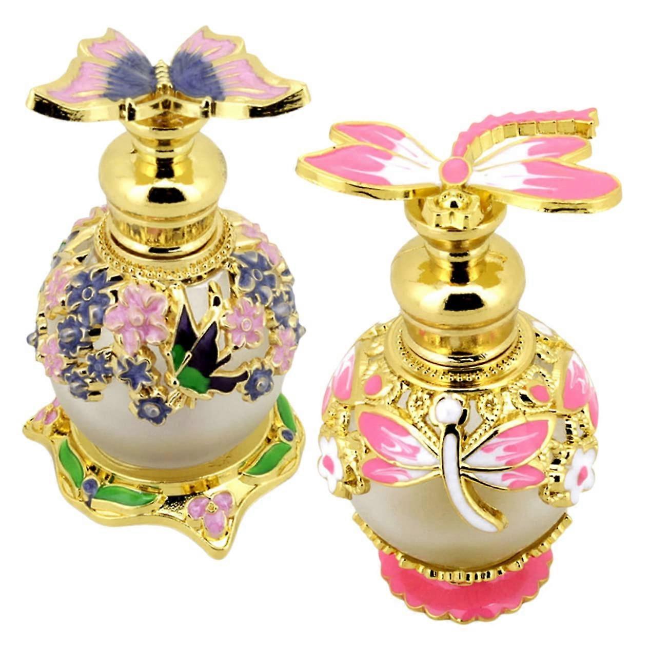15ml Glass Perfume Bottle Empty Essential Oil Dropper Bottle Aromatherapy Container Vintage Style Elegant All Ref: 7225