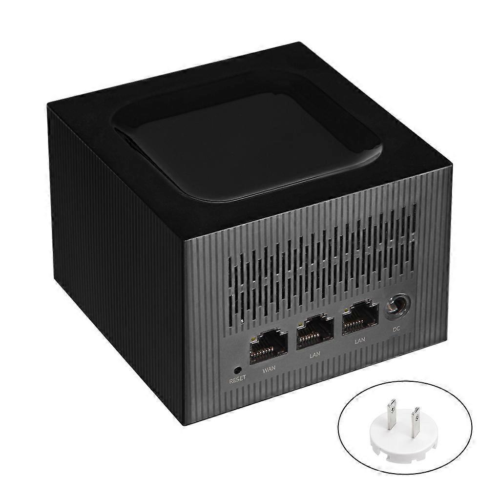 1200Mbps Mesh for Smart WiFi Router 2.4GHz&5GHz Dual-band WiFi Repeater Mesh Wireless WiFi System WiFi Signal Extender Black