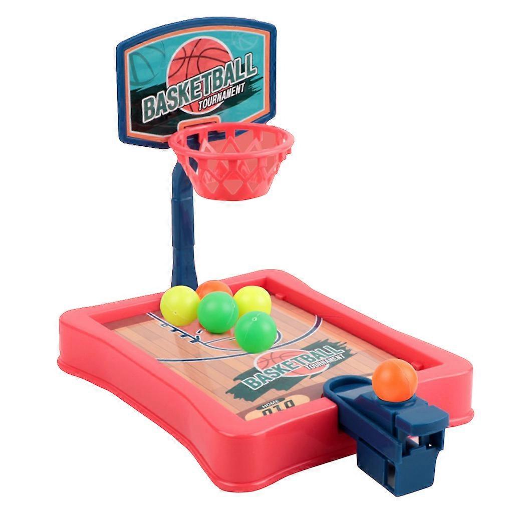 Children's Finger Catapult Ball Desktop Shooting Machine Table Basketball Bowling Game Interactive Boy Educational Toy