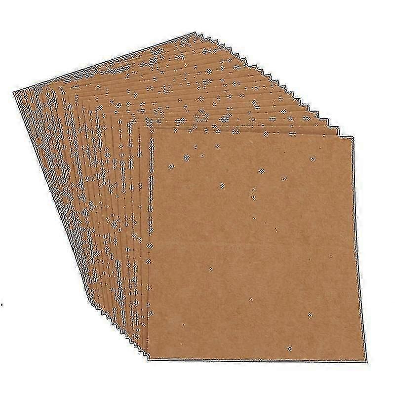 50pcs Blank Kraft Paper Label Cards Paper Display Cardboard Useful Kraft Paper