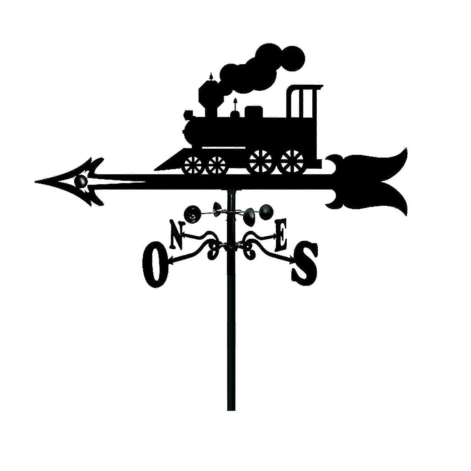 Weather Vane Design Locomotive Retro Steel Stainless Wind Indicator Ref: 6825