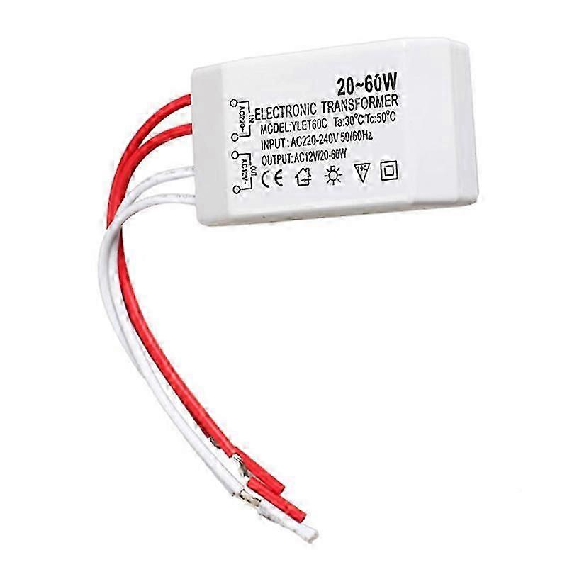 12V 20-60W Halogen Lamp Electronic Transformer for Spotlight Adapter