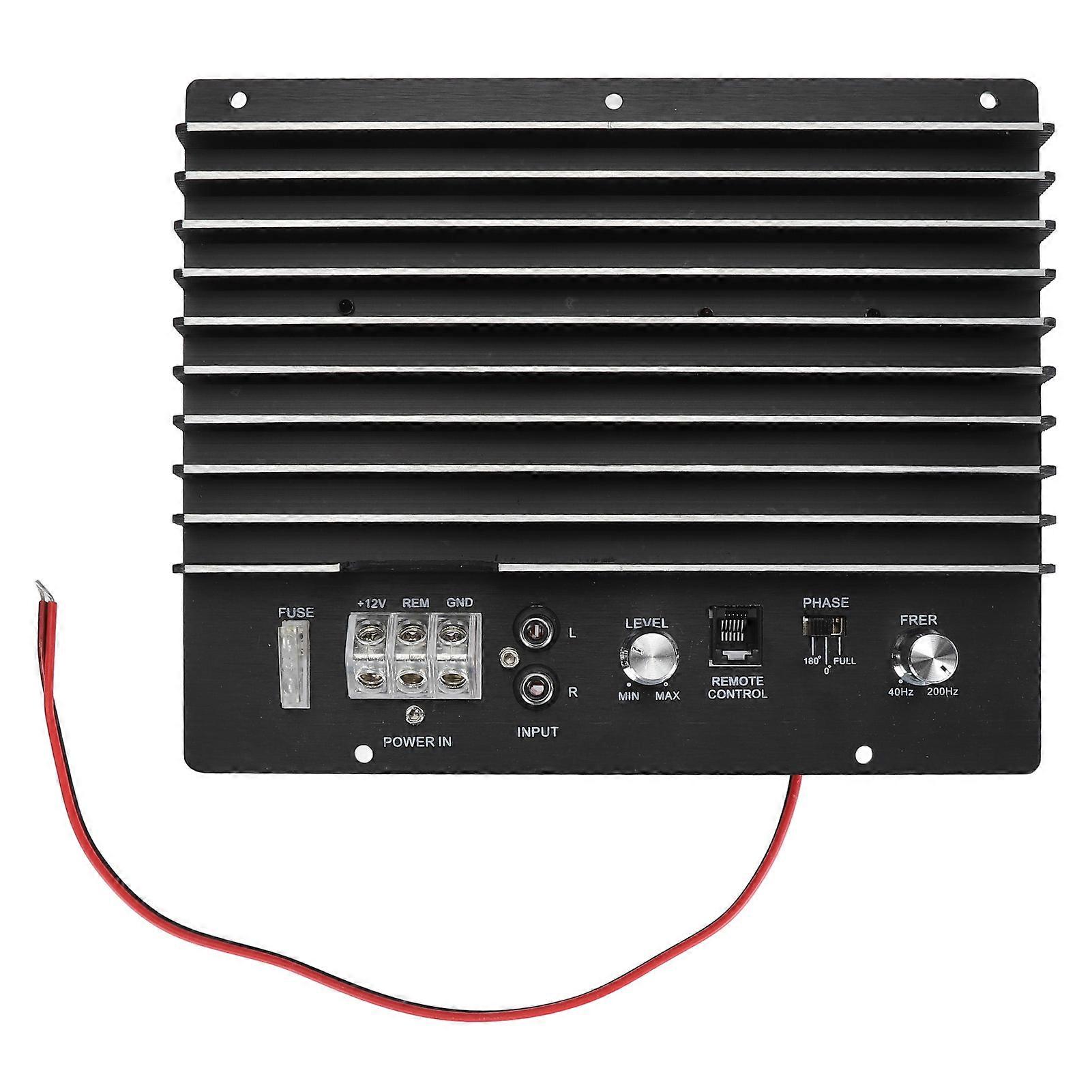 Car Amplifier Board Professional 12V 1000W Aluminum Panel 4 Tube Heat Dissipation Car High Power Amplifier for Vehicle