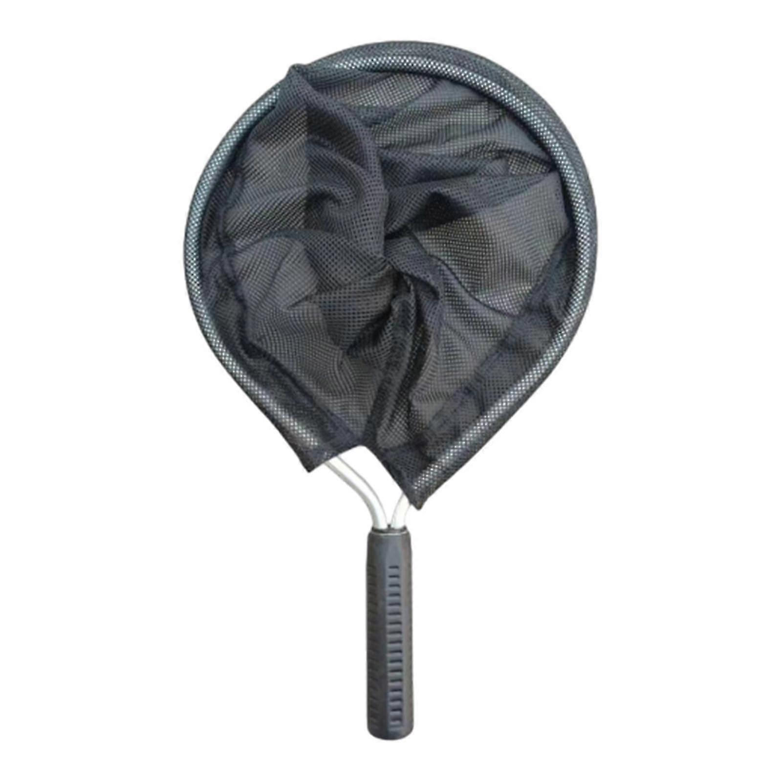 Small Mesh Fishing Landing Net with Alloy Frame and Nonslip Grip for Fly Fishing, Strong Load Bearing, Ideal for Catching Fish
