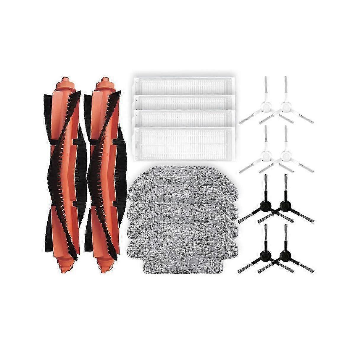 Main Side Brush Hepa Filter Mop for Compatible Brand Robot Vacuum Mop Models 2s, Mop P, Mop Pro, and Xmstjqr2s/Stytj02ym