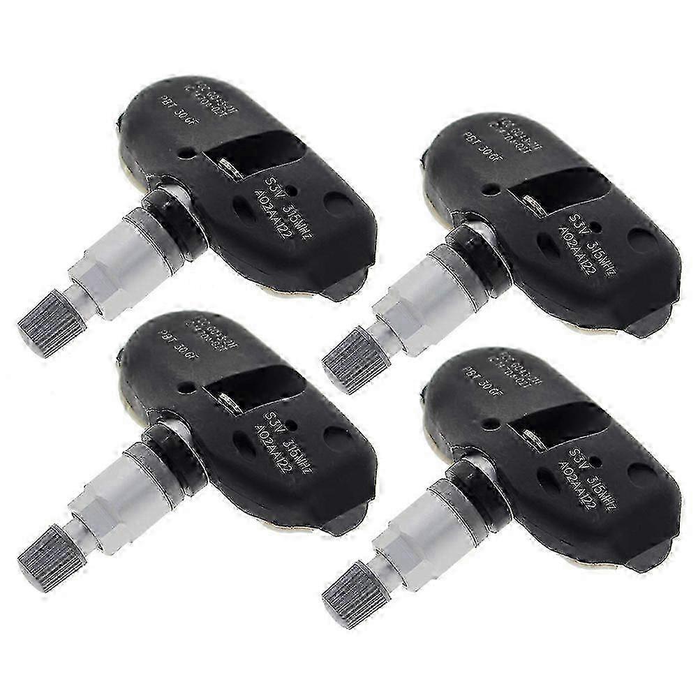 4X 315MHz Tire Pressure Monitoring System Sensors for Compatible Vehicle Models Including RL TL Odyssey 06421-S3V
