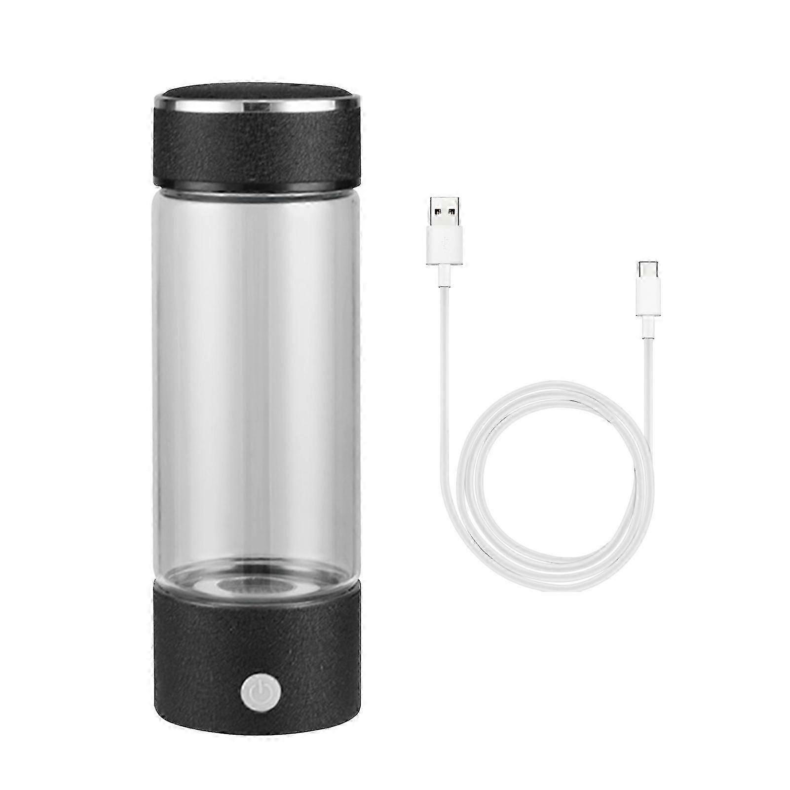450ML Gobelet D’eau Transparent USB Rechargeable Rapide Électrolyse Hydrogène Riche Bouteille D’eau Ioniseur D’eau Machine Bouteille D’eau À Hydrogène Genera