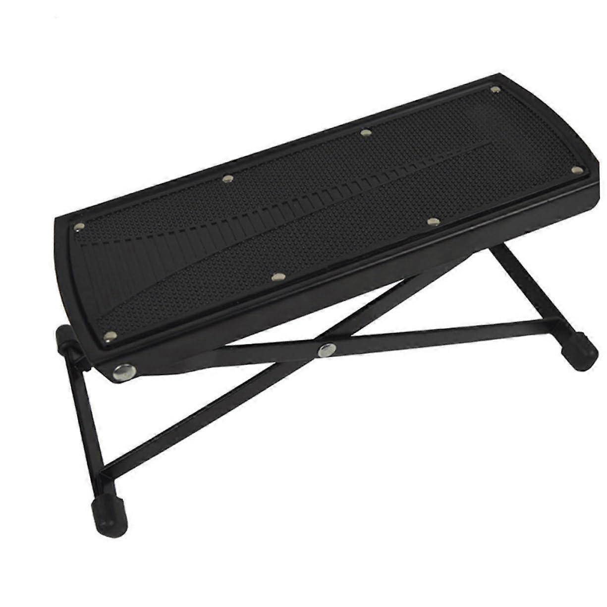 Guitar Footstools For Professionals Non-Slip Thickened Metal Frame 6-Position Height Adjustable