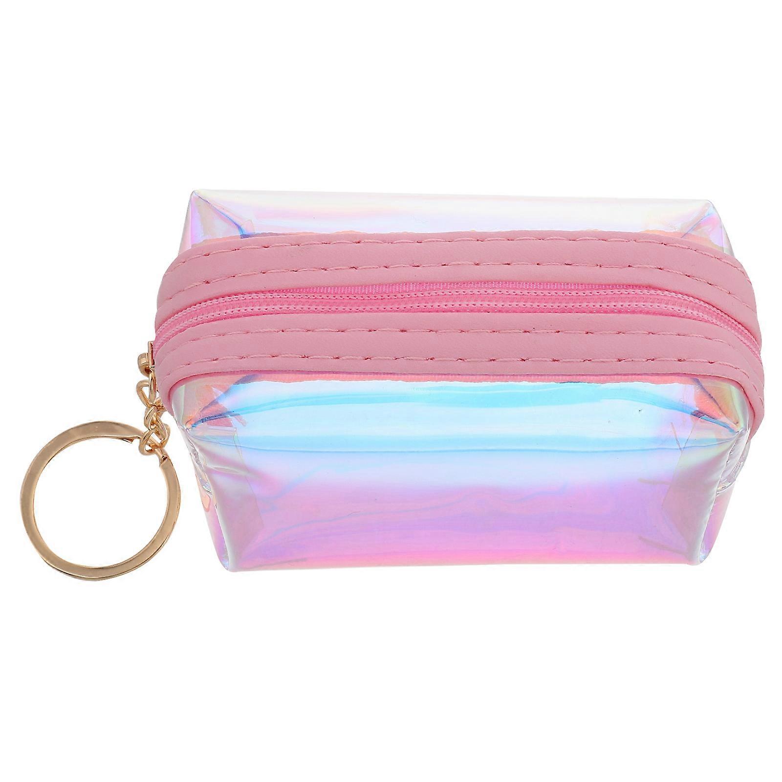 Transparent Keychain Wallet, Coin Holder with Sleek Design, Everyday Use Accessory