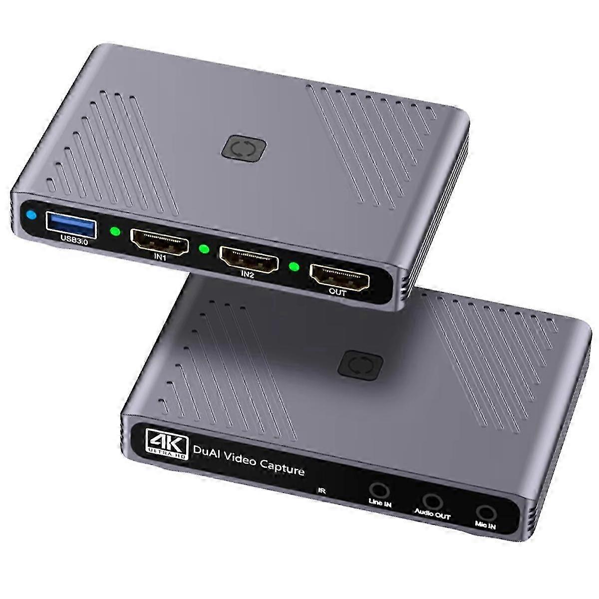 Live Streaming Podcasting Dual -Compatible Input for Switch 4 Camera Board CaptureAs Shown SZRH