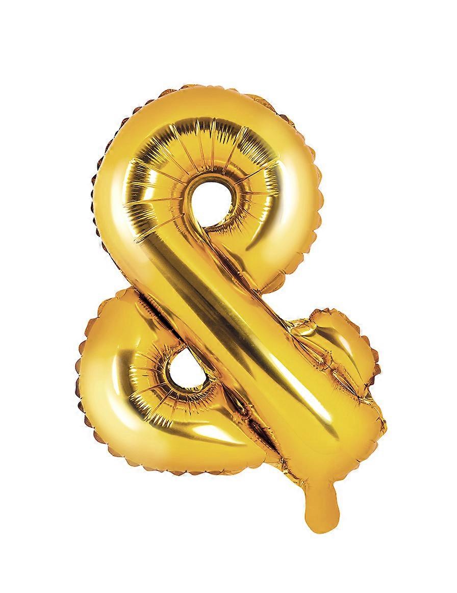 35 cm gold & symbol foil balloon