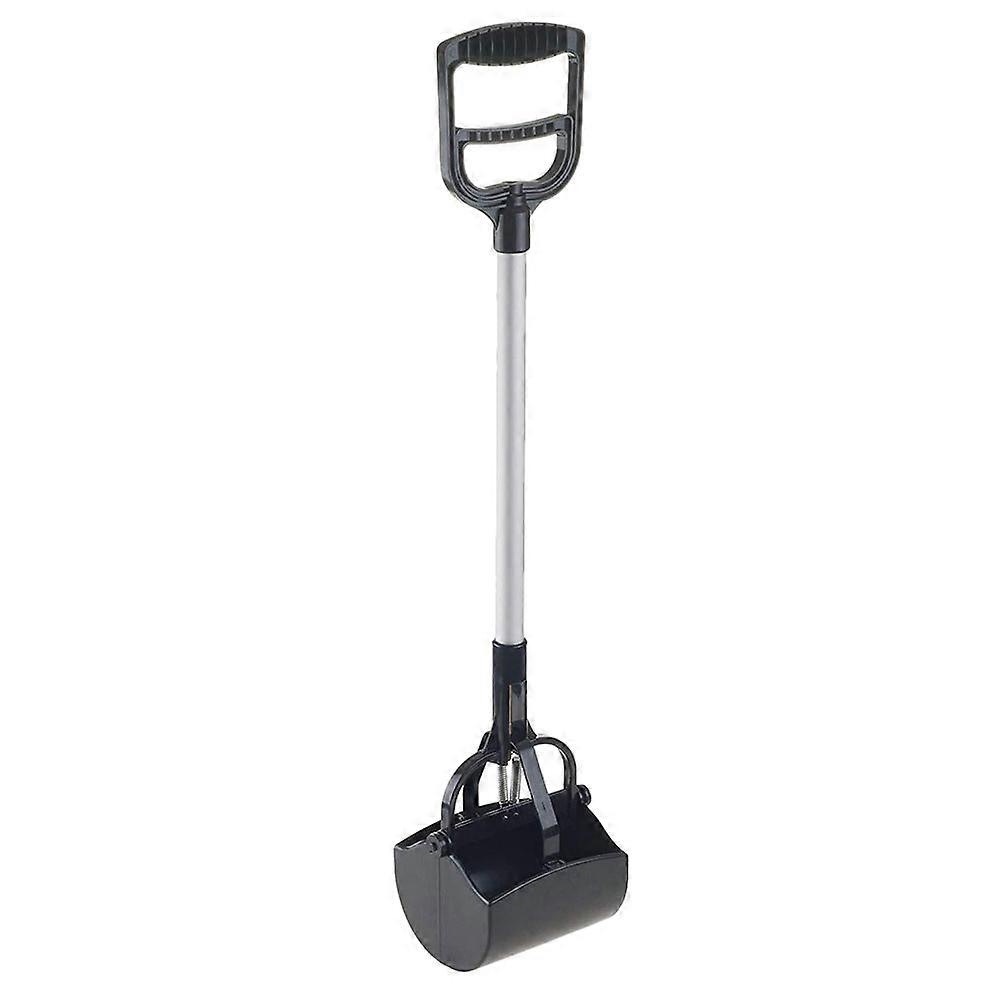 For Dog Walking Poop Picker With Long Handle 70.00X13.50X13.50CM Black Plastic And Aluminum 1Set
