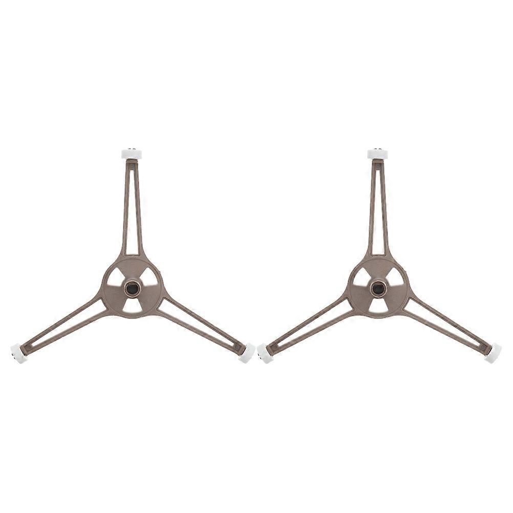 Microwave Part Replacement Roller Ring Stand Even Heating 2Pcs Kitchen Use 16.00X16.00X1.60CM Plastic Compact