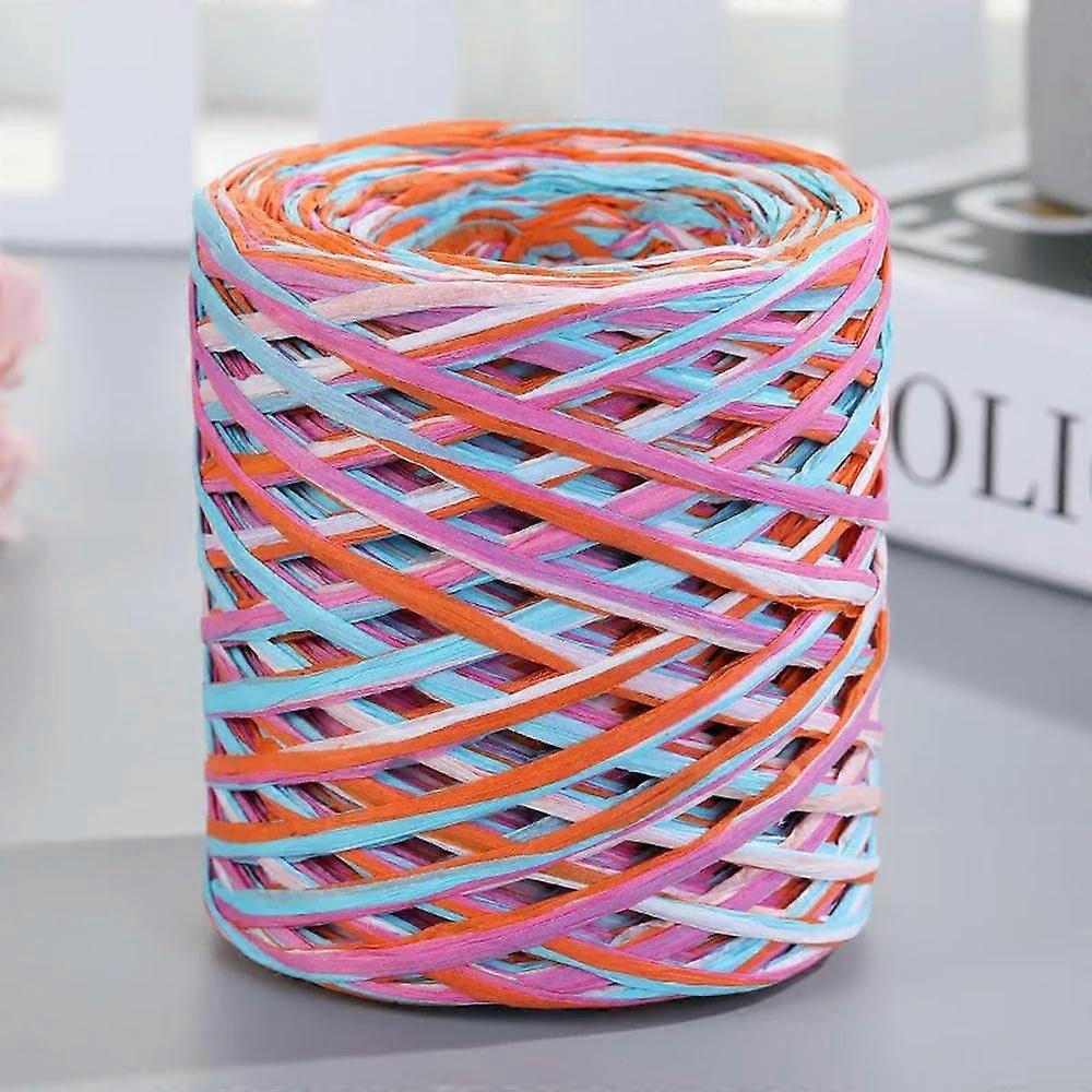 Raffia Yarn Paper Rope 200m for Knitting, DIY Crafts, Baking, Wrapping, Scrapbooking, and Crochet Projects