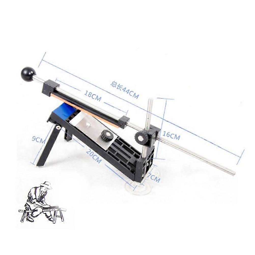 Sharpening Rod Multifunctional Professional Fixed-angle Sharpener Kitchen Sharpening System Steel Plastic Adjustable Sharpening 1Set