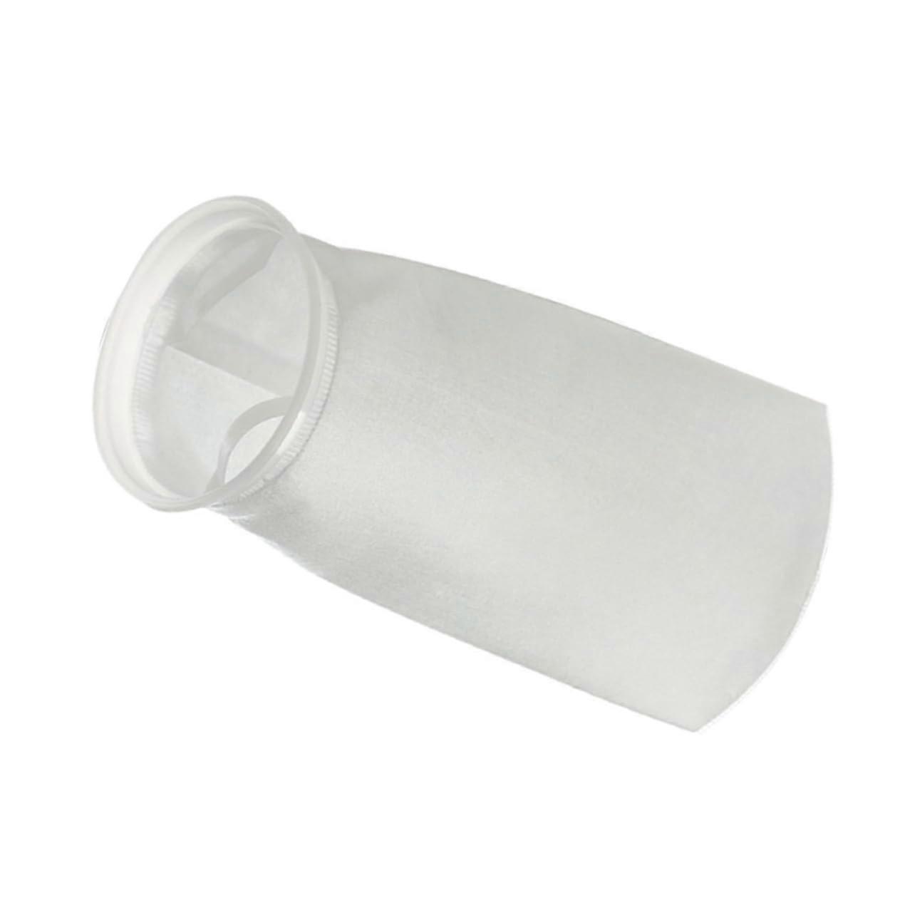 10 m Colour Filter Bag for Paint, Fine Mesh Liquid Water Sieve for Sprayers, White, Reusable and