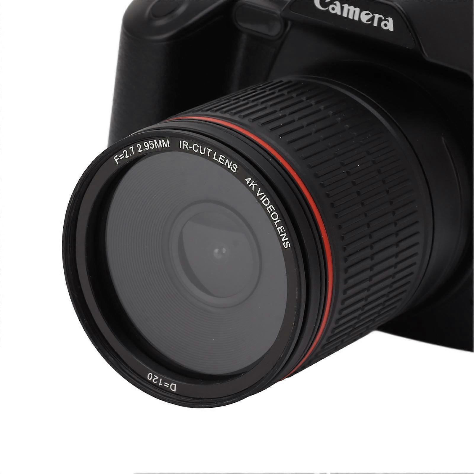 3 inch IPS Digital Camera, 4K 64MP Color Screen, 16x Digital Zoom, HD, for Vlogging, Photography and Video
