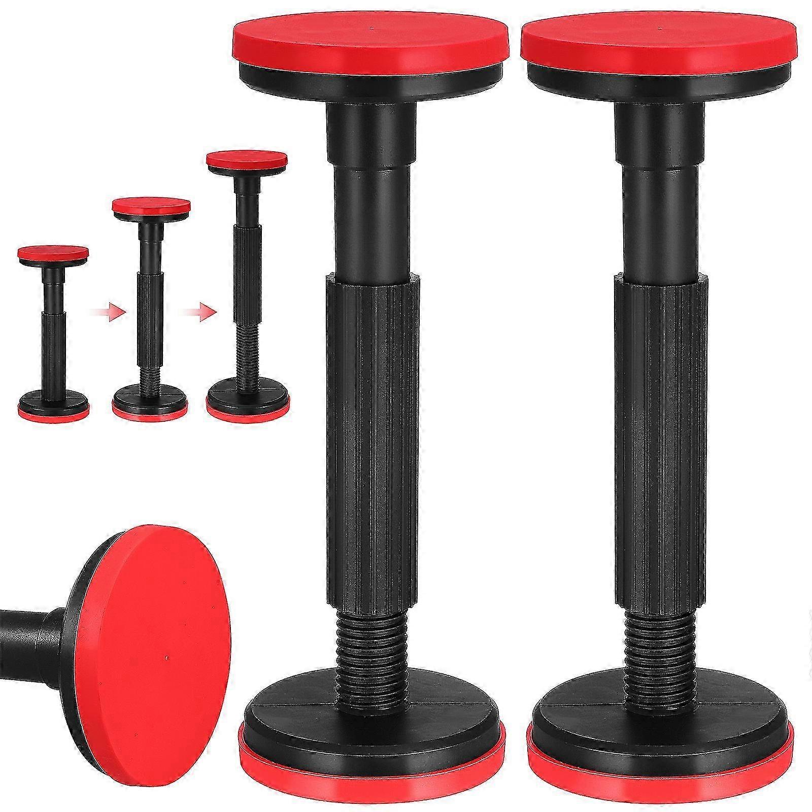 2 buc stâlp de sprijin telescopic reglabil pentru suport de dulap 53x10x1cm