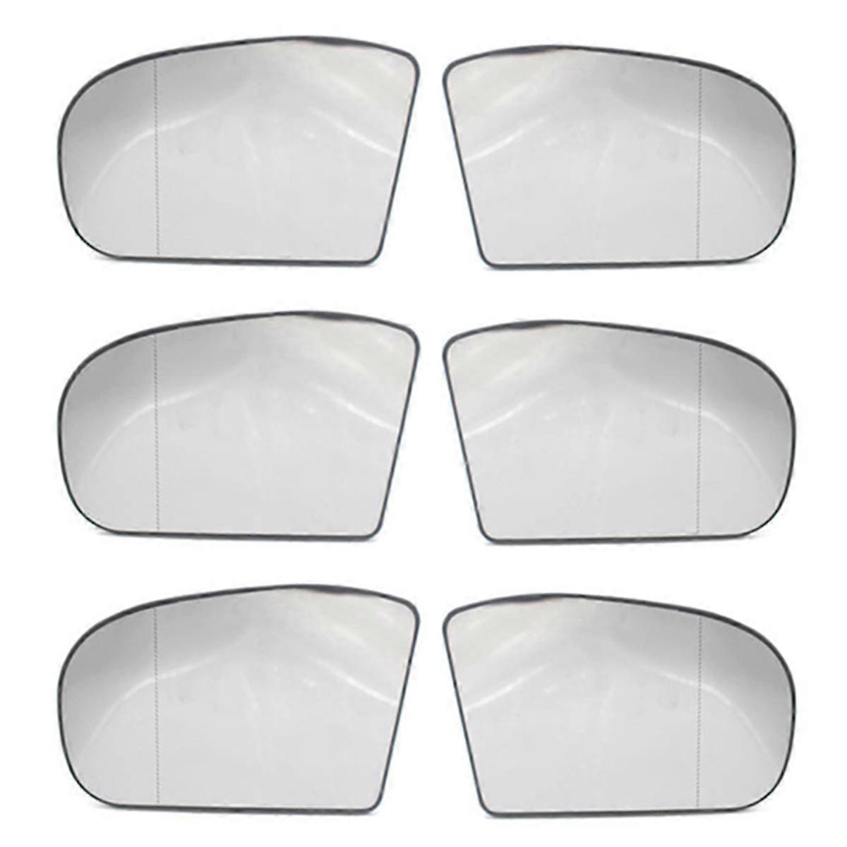 1 Pair Right & Left Side Mirror Glass Len for W203 W211