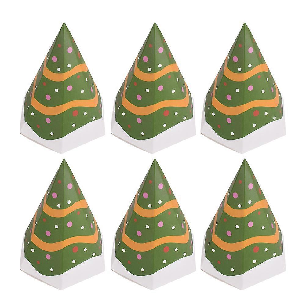 Candy Boxes Packaging Elegant Box Cone Shape Storage For Christmas Party 20Pcs