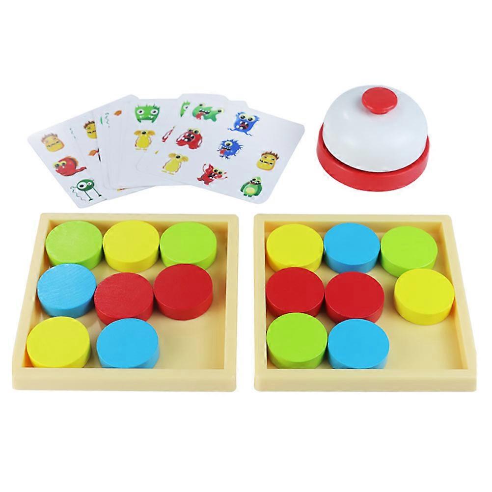 Interactive Toy Pushing Table Game Toy Indoor Play Logical Thinking Training 1Set