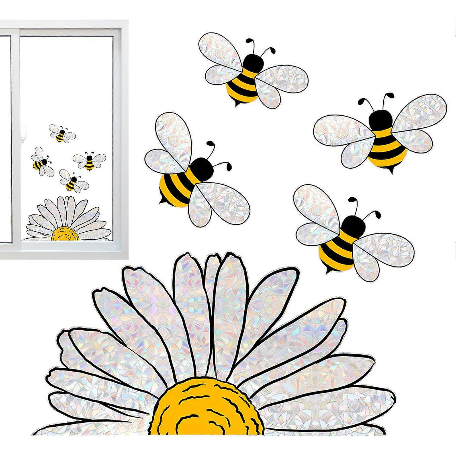Static Window Stickers - Bird Protection Glass Decals, Reusable Adhesive-Free, Decorative Transparent Window Clings