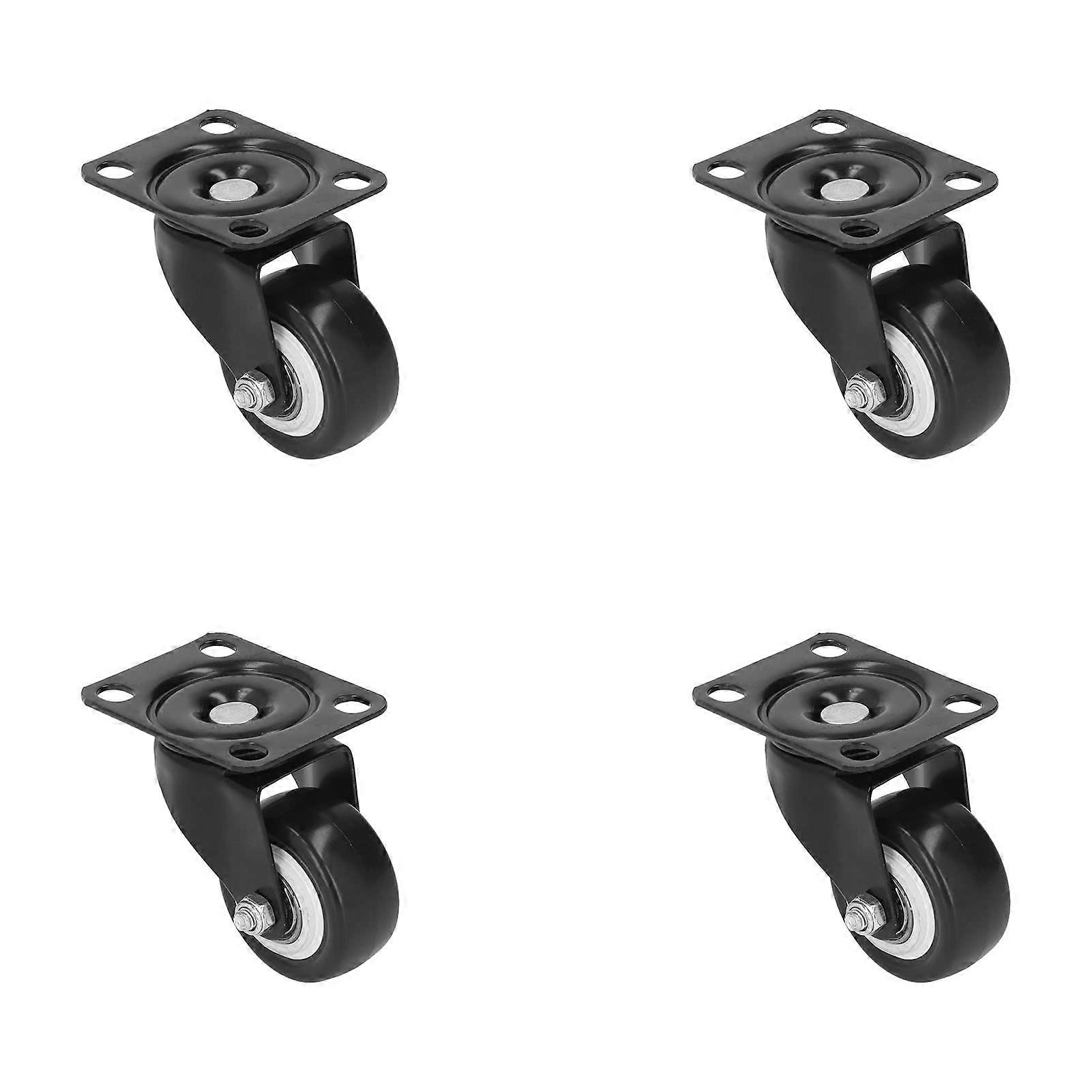 4pcs Universal Caster Wear PVC Labour Rescue High Magic Wheel When Caster Universal Caster Universal Wheel Duty Fade C Ref: 9437
