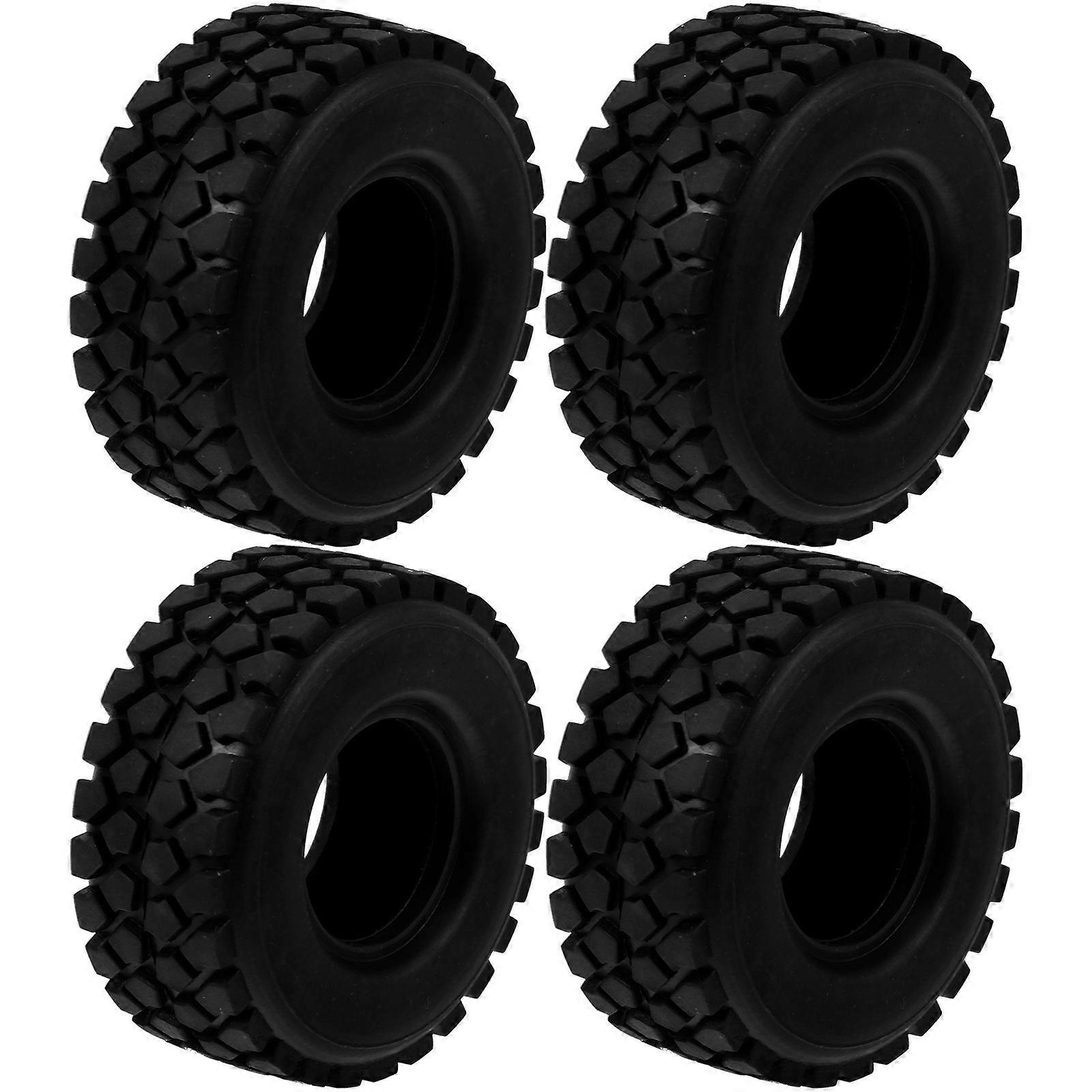 4Pcs Spielzeug LKW Räder Gummi Räder Auto Modell Räder Spielzeugauto DIY Räder Wissenschaft Projekt Räder