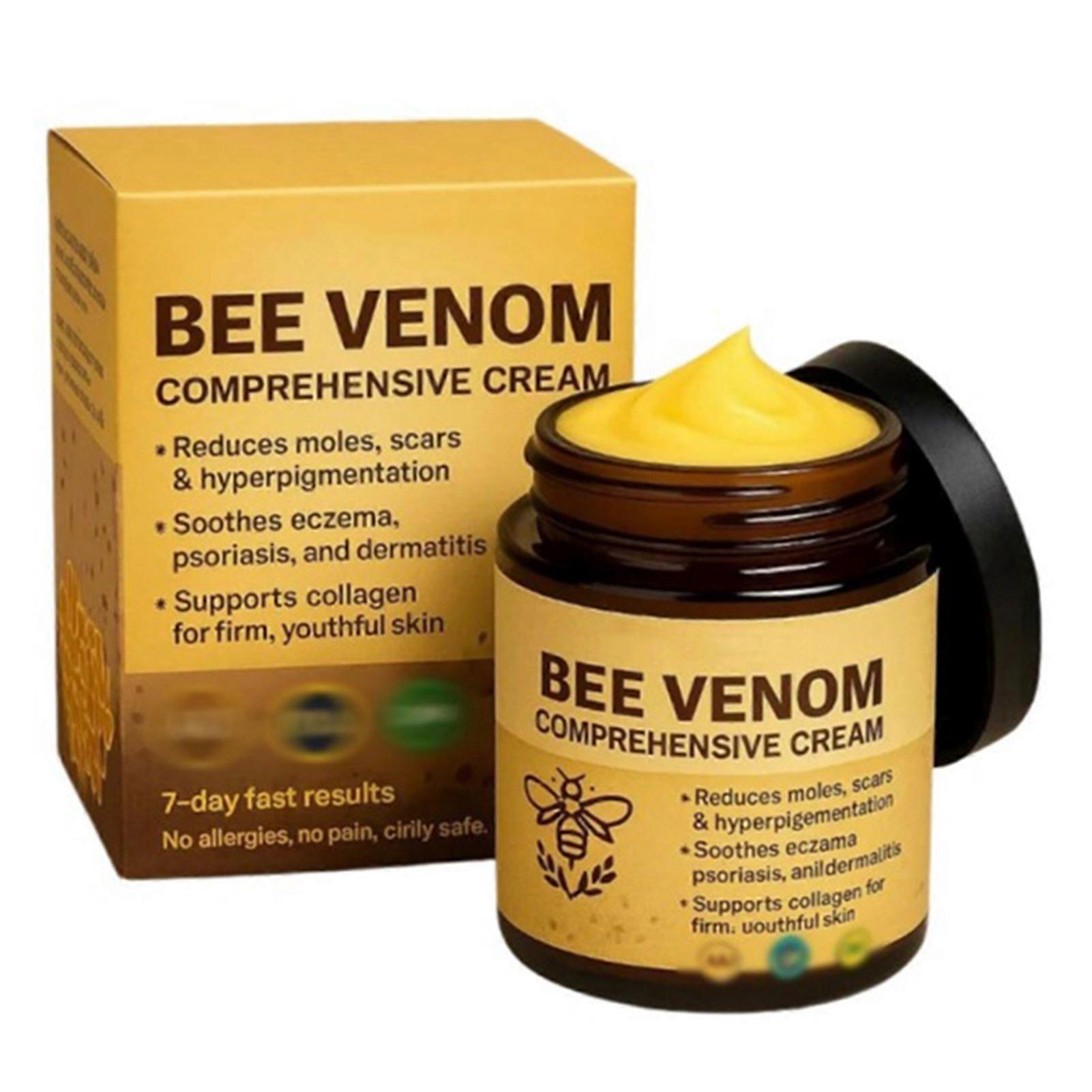 Bee Venom Comprehensive Cream, Bee Venom Treatment Cream, Reduces Wrinkles Anti-Hyperpigmentation Cream