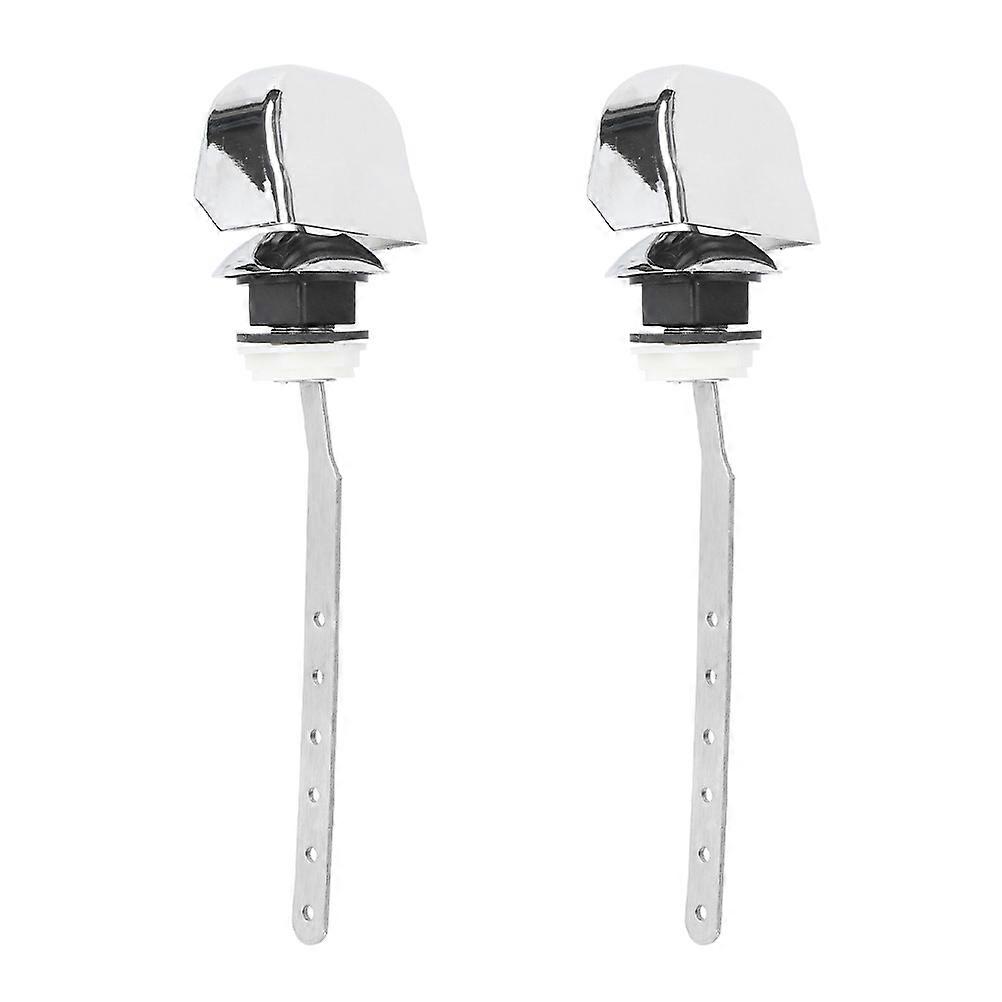 Toilet Cistern Side Lever Home Use Toilet Tank Flush Lever .00X5.00X2.50cm Easy to Install 2Pcs