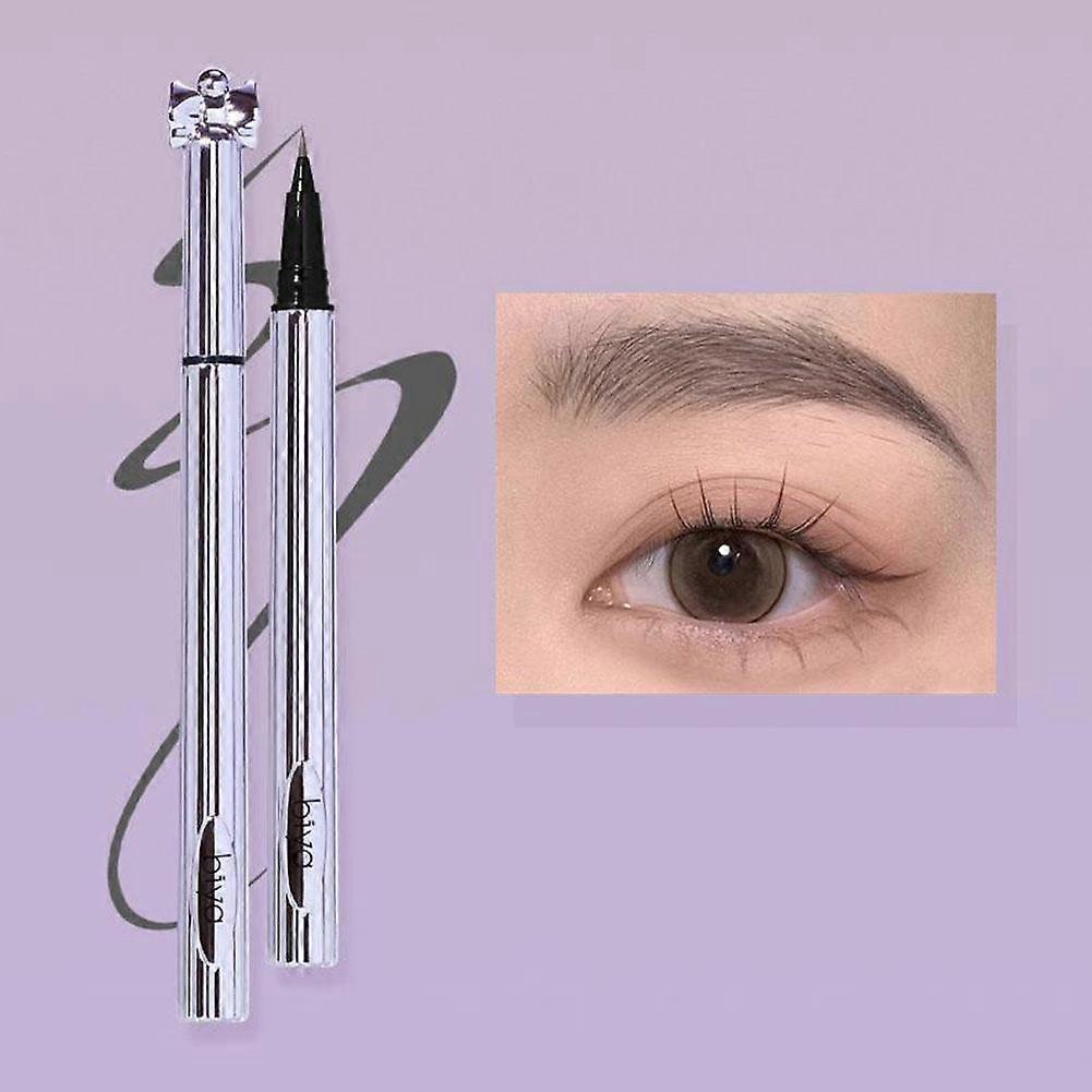 For Beginners Ultra Fine Liquid Eyebrow Pencil Waterproof Smudge Proof Long Lasting Easy To Use With Rotating Tip For Realistic Hair Like Strokes