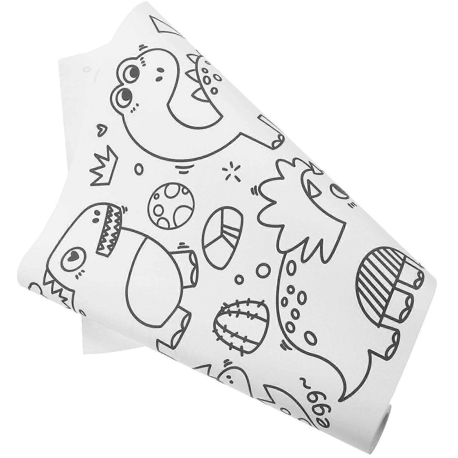 Paper For Drawing Kids Graffiti Drawing Paper Roll Home Art Projects Rectangular Smooth Surface 300X30X0.01CM Crafting 1Pack