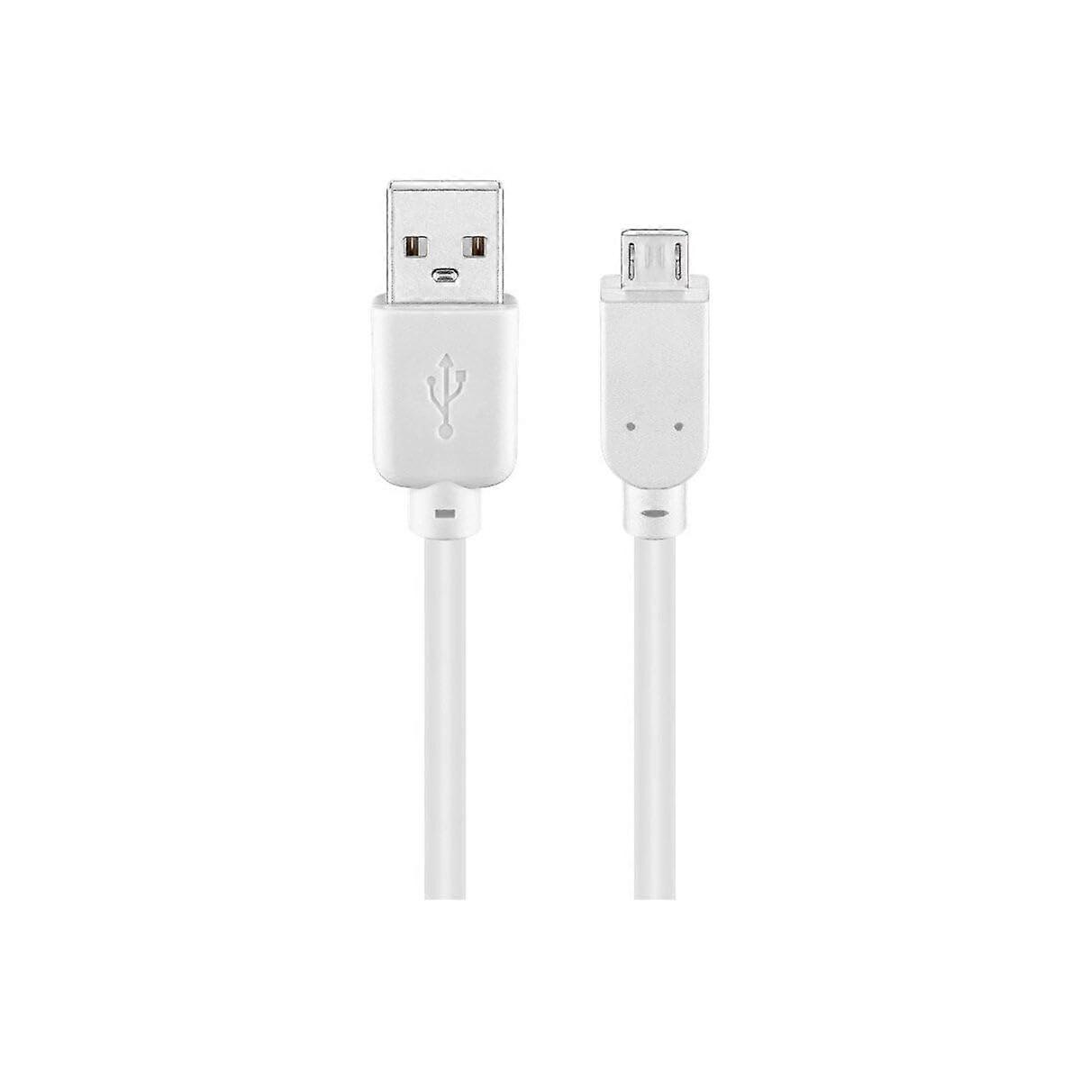 96191 USB 2.0 Hi-Speed Cable White 0.3m Length USB Data Transfer Cable