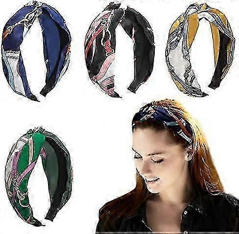 Trendy Women's Retro Knot Headbands in Various Colors