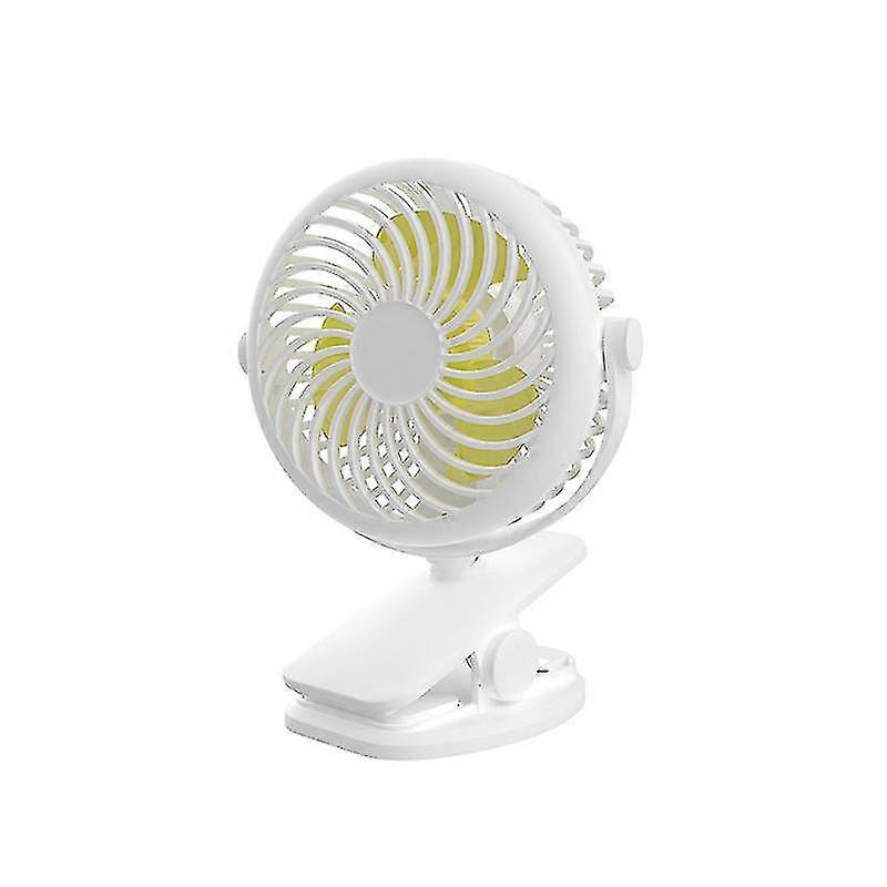 Clip On Fan - Auto Rotation Personal Fan - Battery Operated Fan, USB Desk Fan with Adjustable Speed Control, Powerful Airflow for Travel, Ca