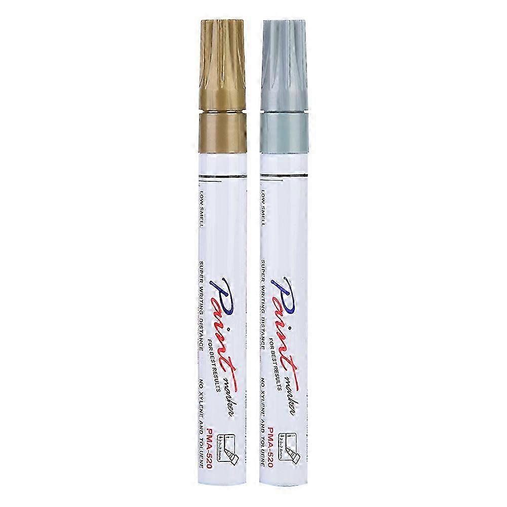 Gold and Silver Set Pen Festive Wedding Craft Signature Check-in Pen (Two Fine)