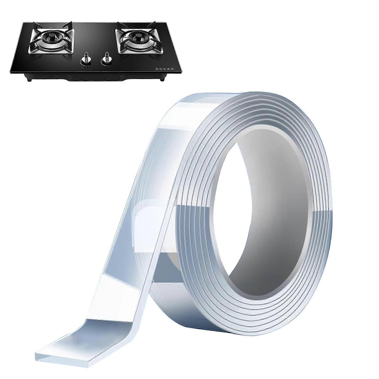 Two-Sided Adhesive Tape Transparent Double-Sided 2cm x 1m Waterproof High-Performance Mounting Strips For Picture Carpet